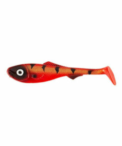 abu garcia beast zander shad 12cm red tiger