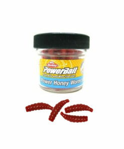 Honey Worm Red för pimpelfiske