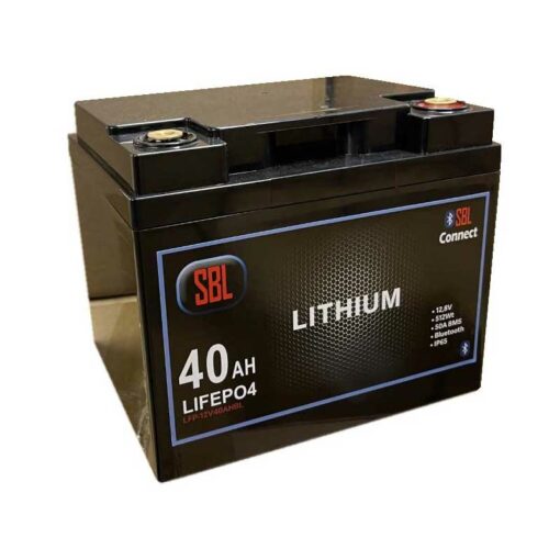 Litiumbatteri SBL 12V 40Ah Bluetooth