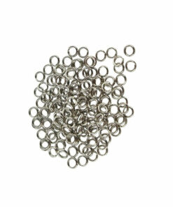 Fjäderringar Rostfria 100-pack