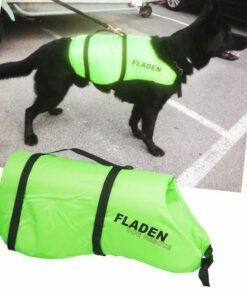 Hundflytväst Limegrön Strl M flytväst till hund