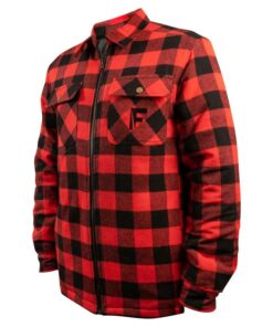 Fladen Forest Röd-Svart fodrad flanellskjorta