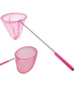 Barnhåv Mini teleskopisk rosa